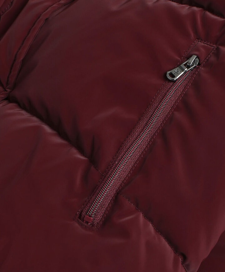 Meisjes jas bordeaux