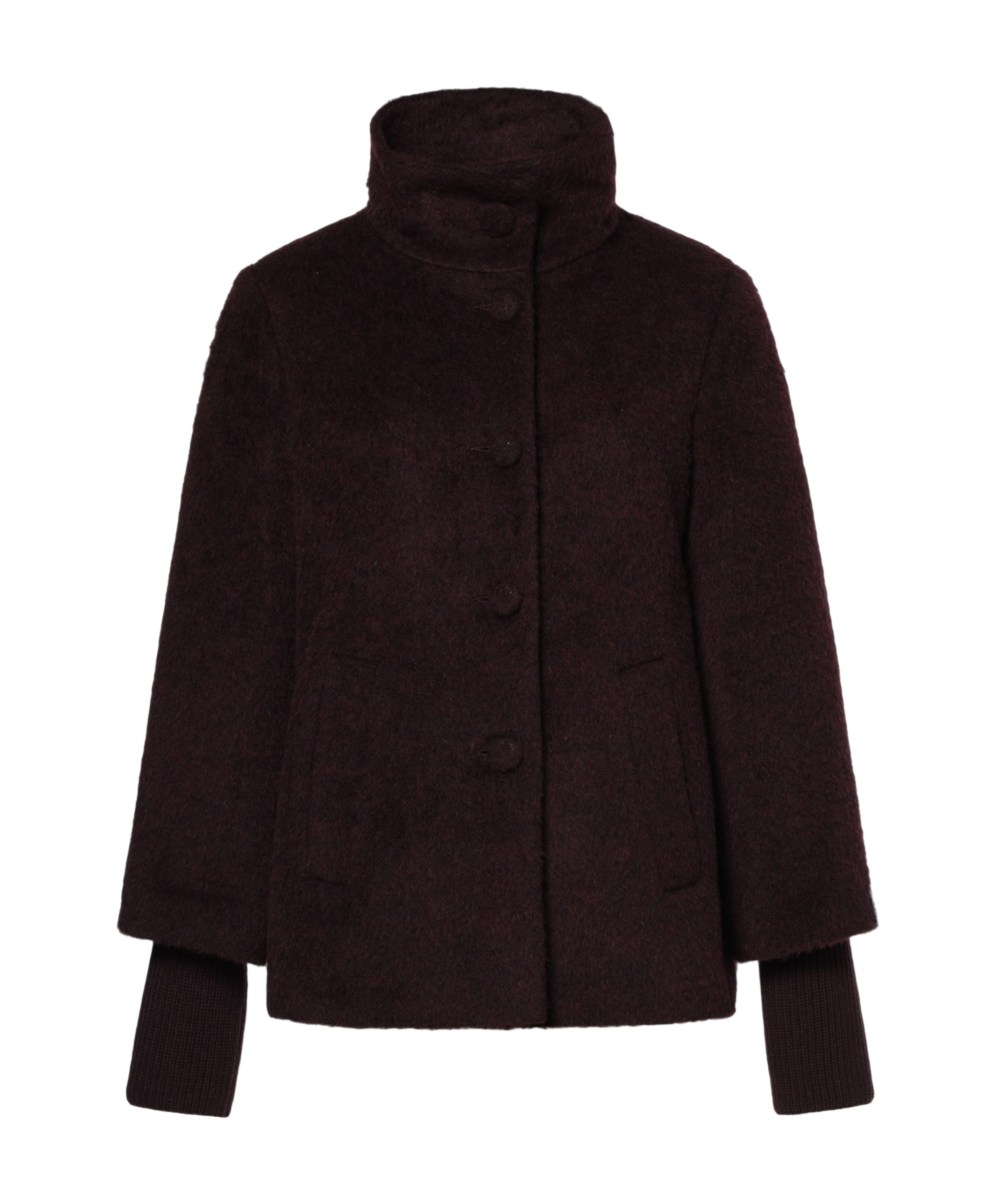 Dames jas bordeaux