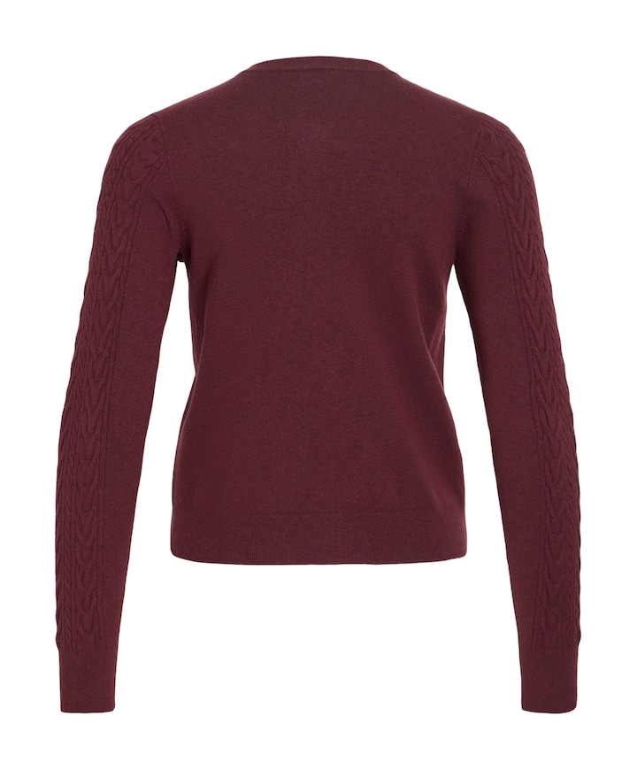 Dames vest bordeaux