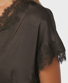 Dames blouse bruin