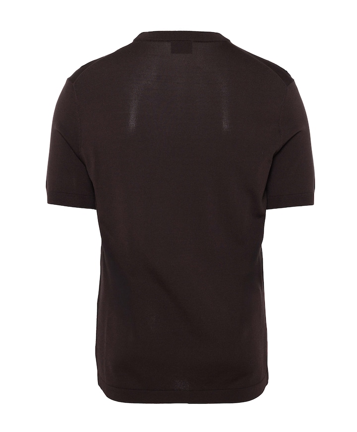 Heren polo bruin