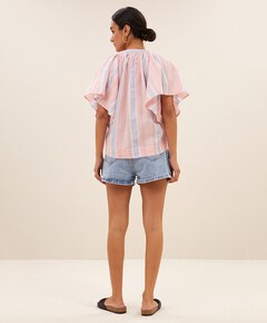 Blouse roze