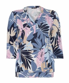 Dames longsleeve blauw