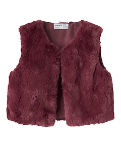 Meisjes gilet bordeaux