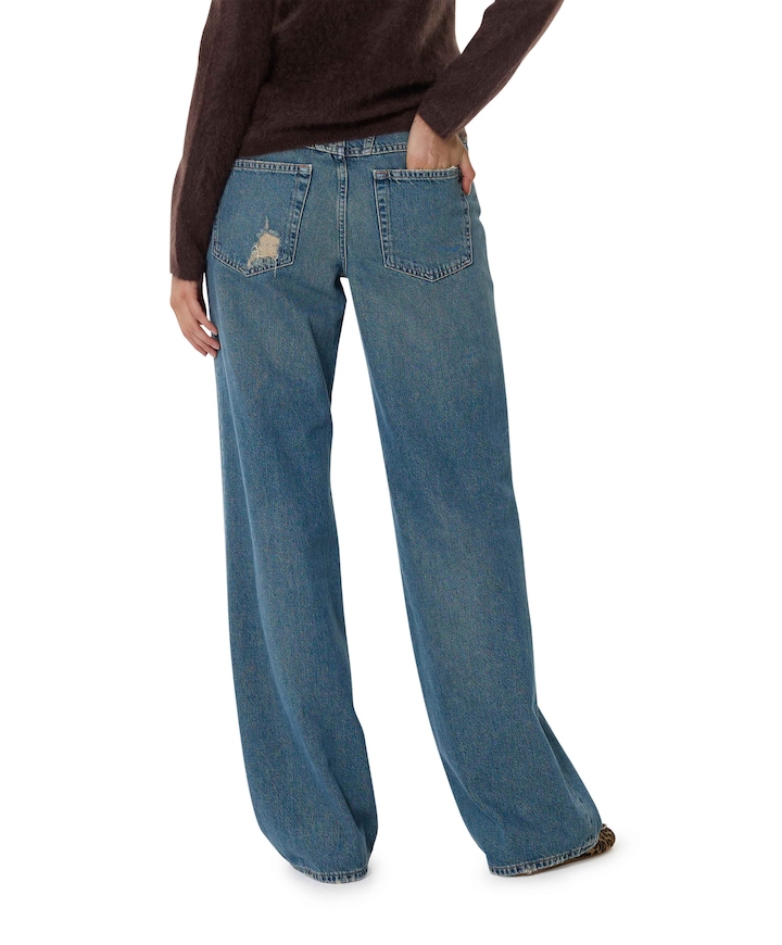 Gillan dames jeans blauw