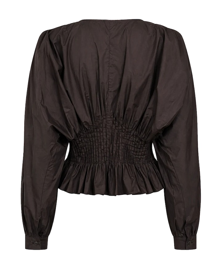 Dames blouse bruin