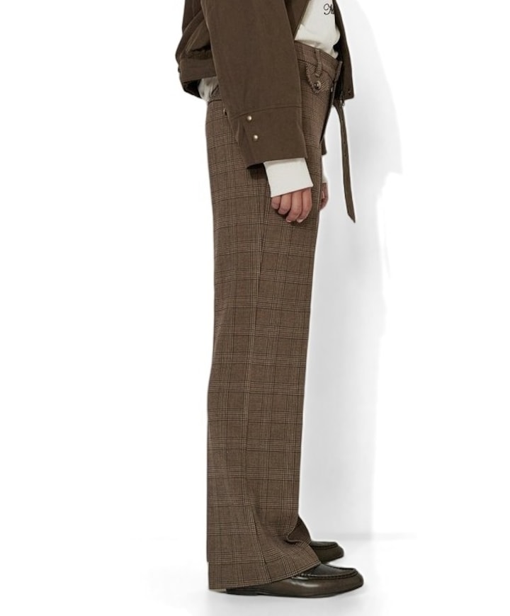 Audrey Flared Clean dames broek bruin