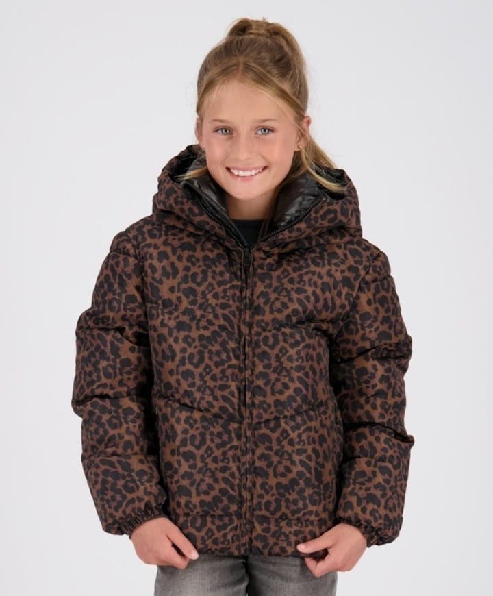 Meisjes jas bruin