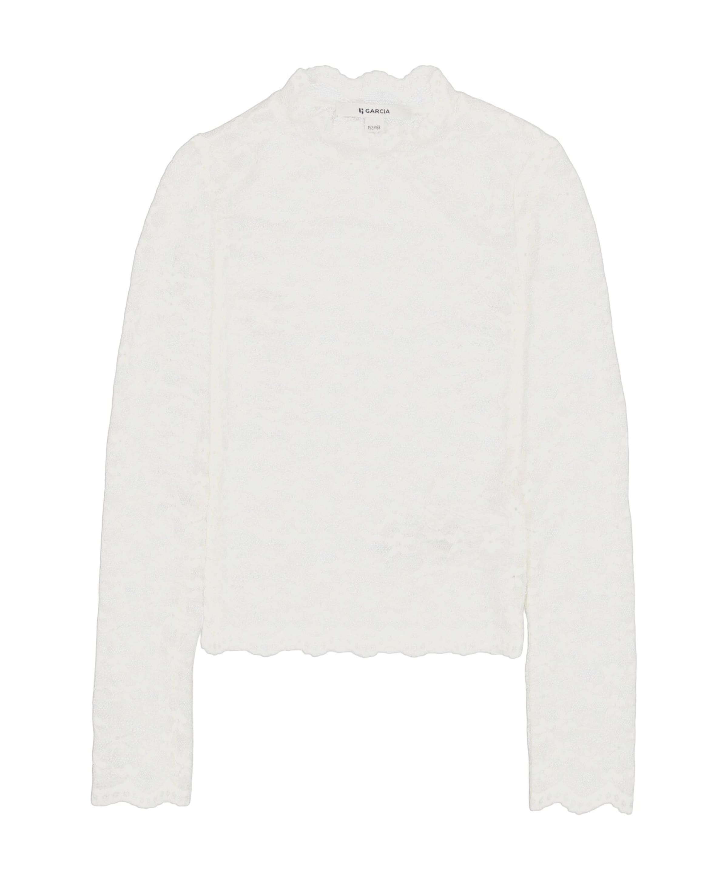Meisjes longsleeve ecru