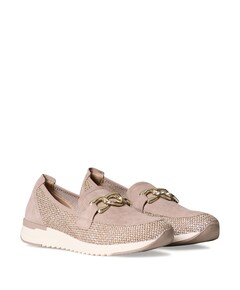 Women Slip-on dames instappers beige
