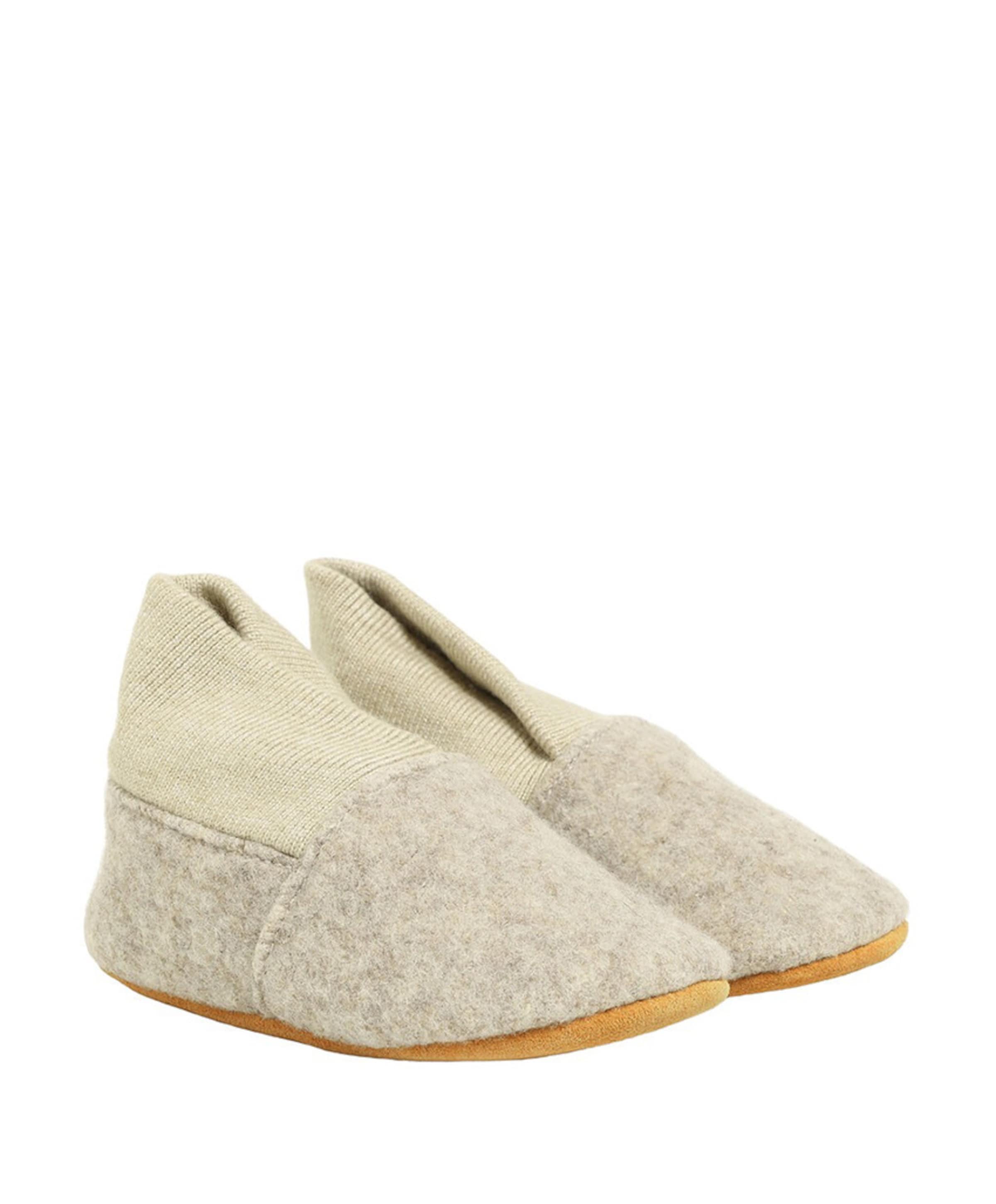 Wool Rib uniseks pantoffels  beige