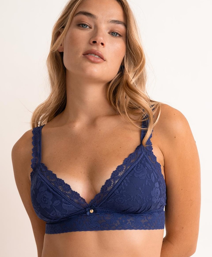 Dames bralette blauw