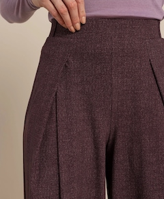 Sari herringbone dames broek bordeaux