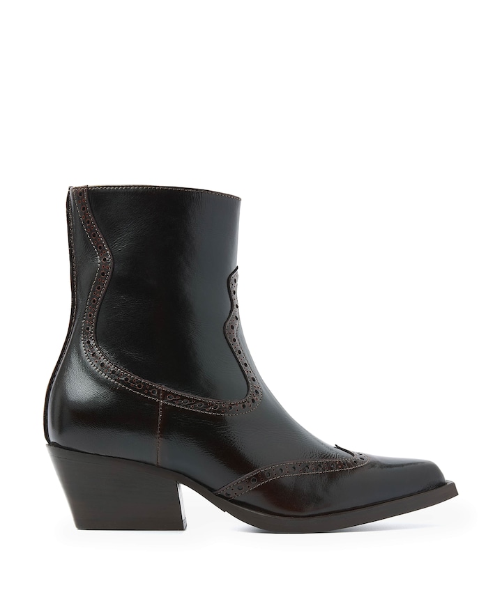 Do Aiden enkellaarzen bordeaux