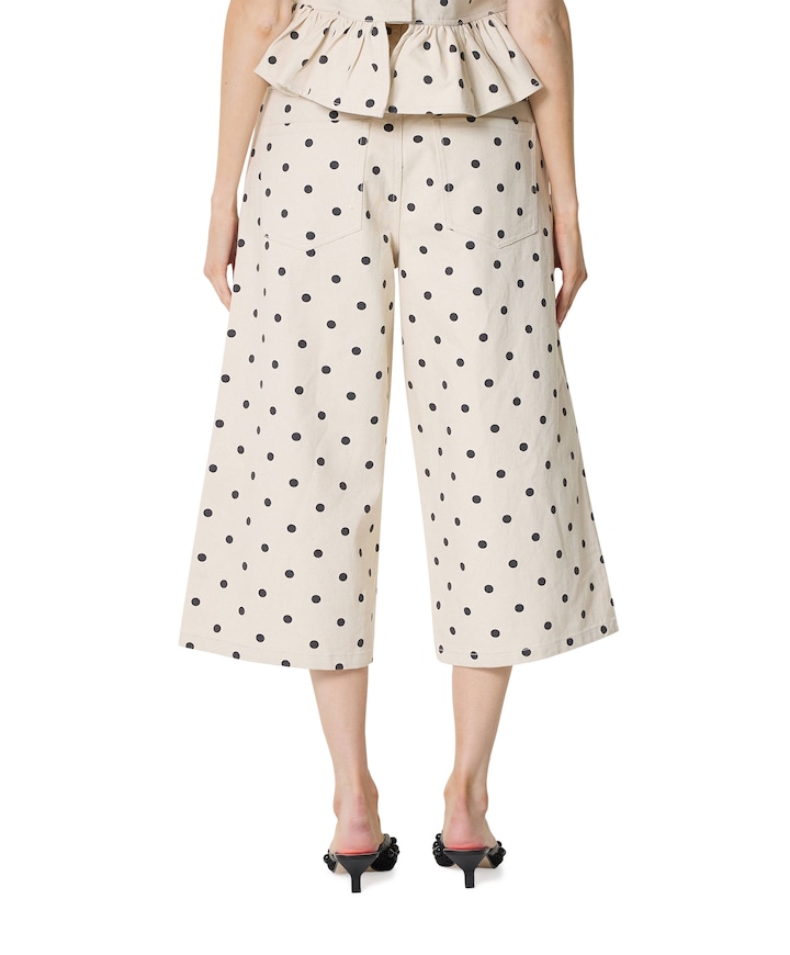 ROSALIE PRINT dames jeans beige