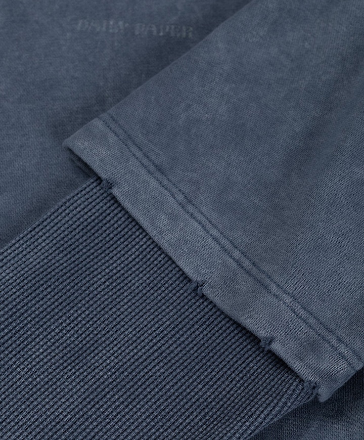 Heren longsleeve blauw