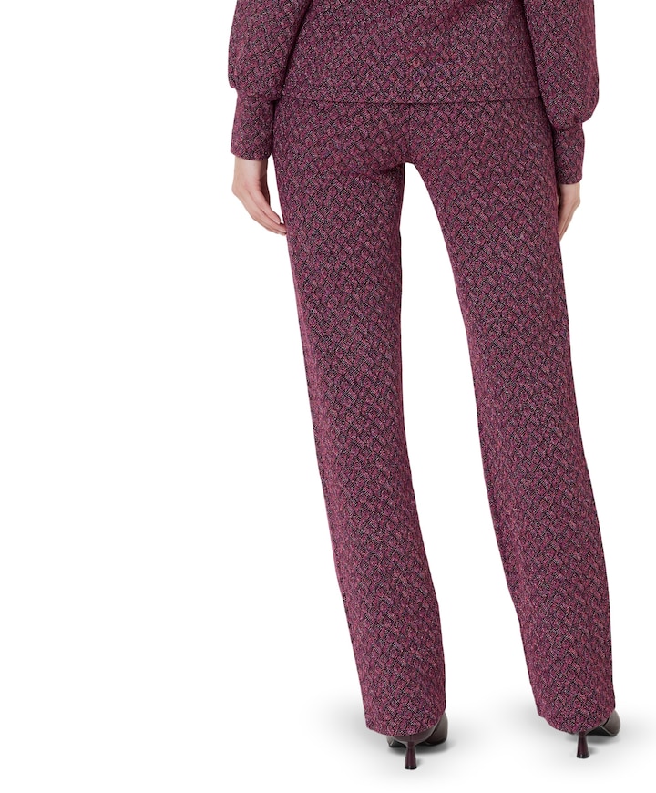 Dames broek bordeaux