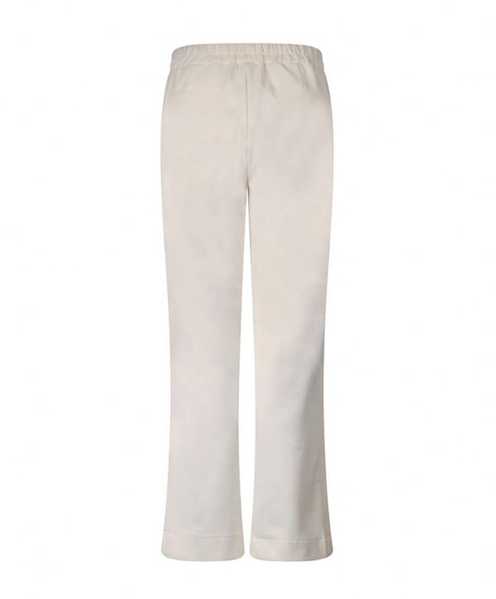 Jersey dames broek ecru