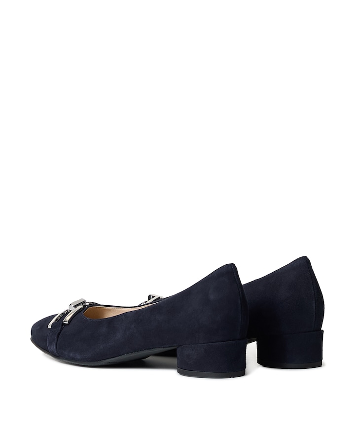 dames pumps blauw