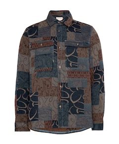 Heren overshirt groen