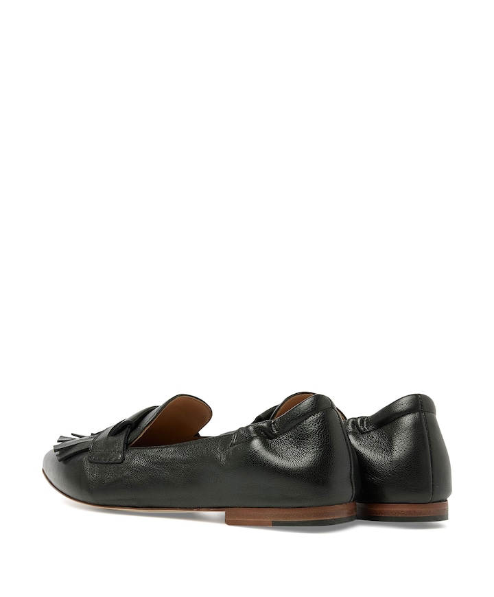 Lola Oakley dames loafers zwart