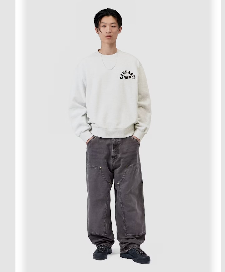 Heren sweater grijs