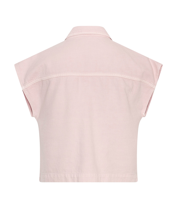 Dames gilet roze