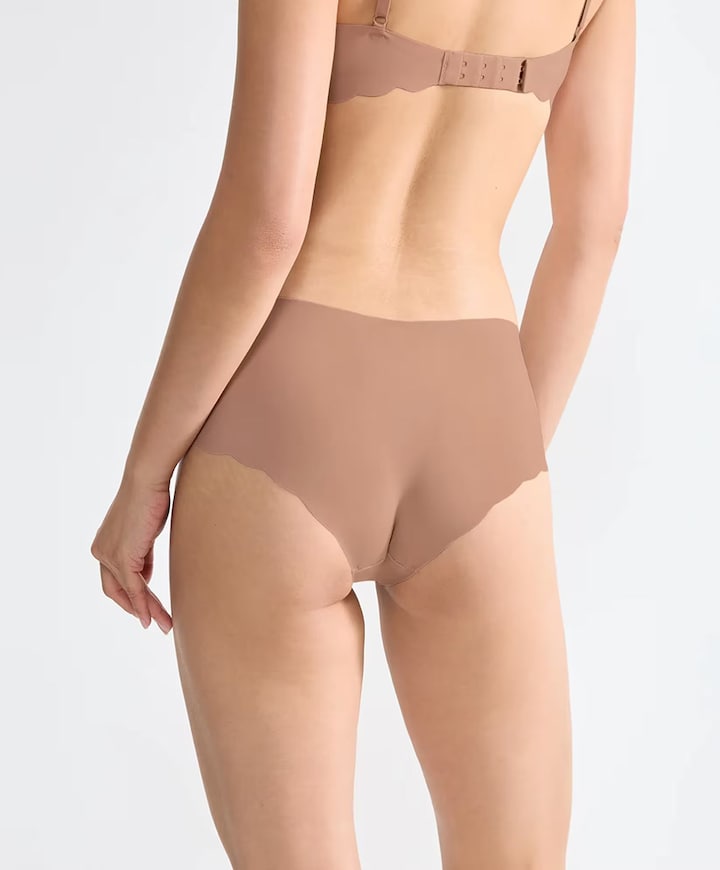 Dames short beige