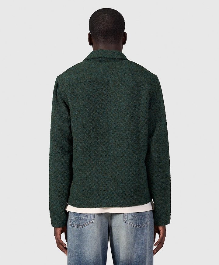 Heren overshirt groen