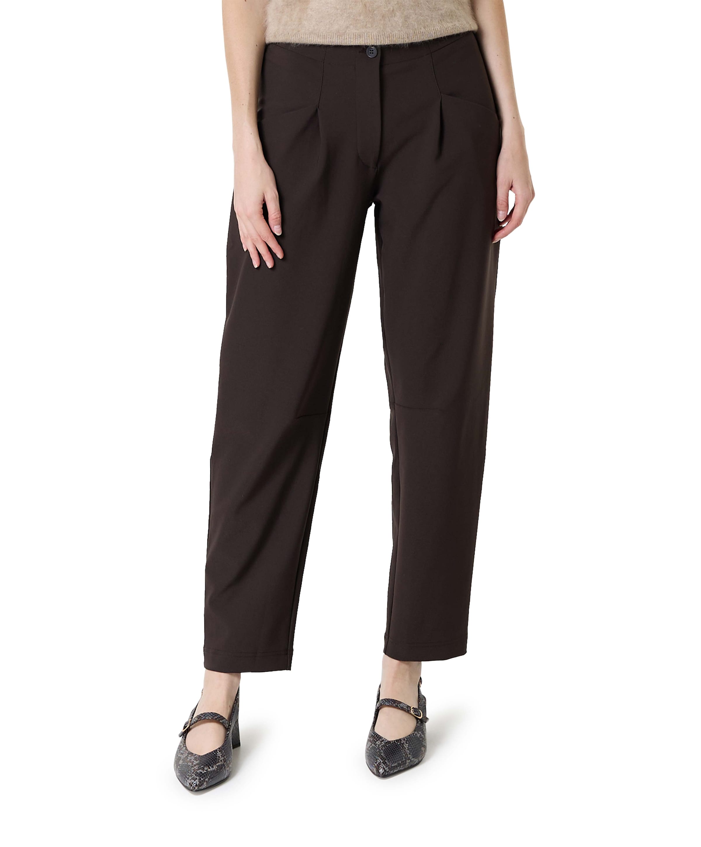 PRIS HEAVY TRAVEL dames broek bruin