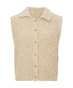 Dames vest beige
