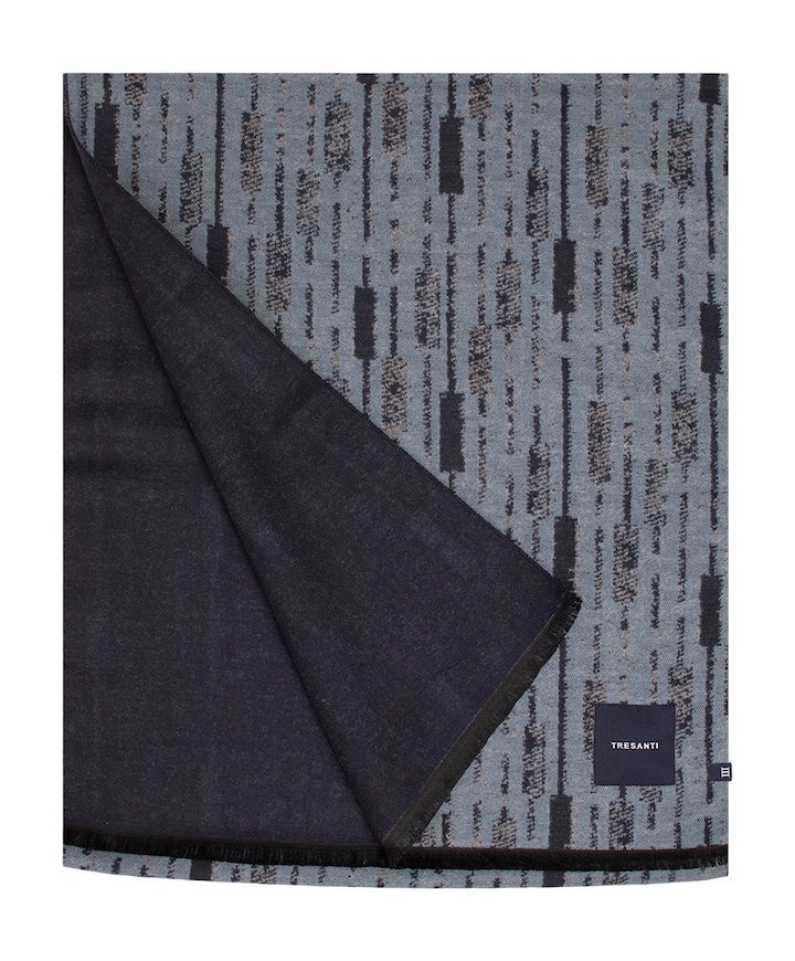 Heren sjaal blauw