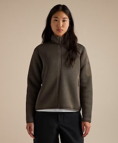 Dames vest bruin