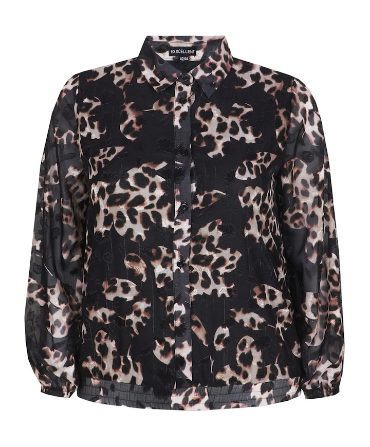 Dames blouse zwart