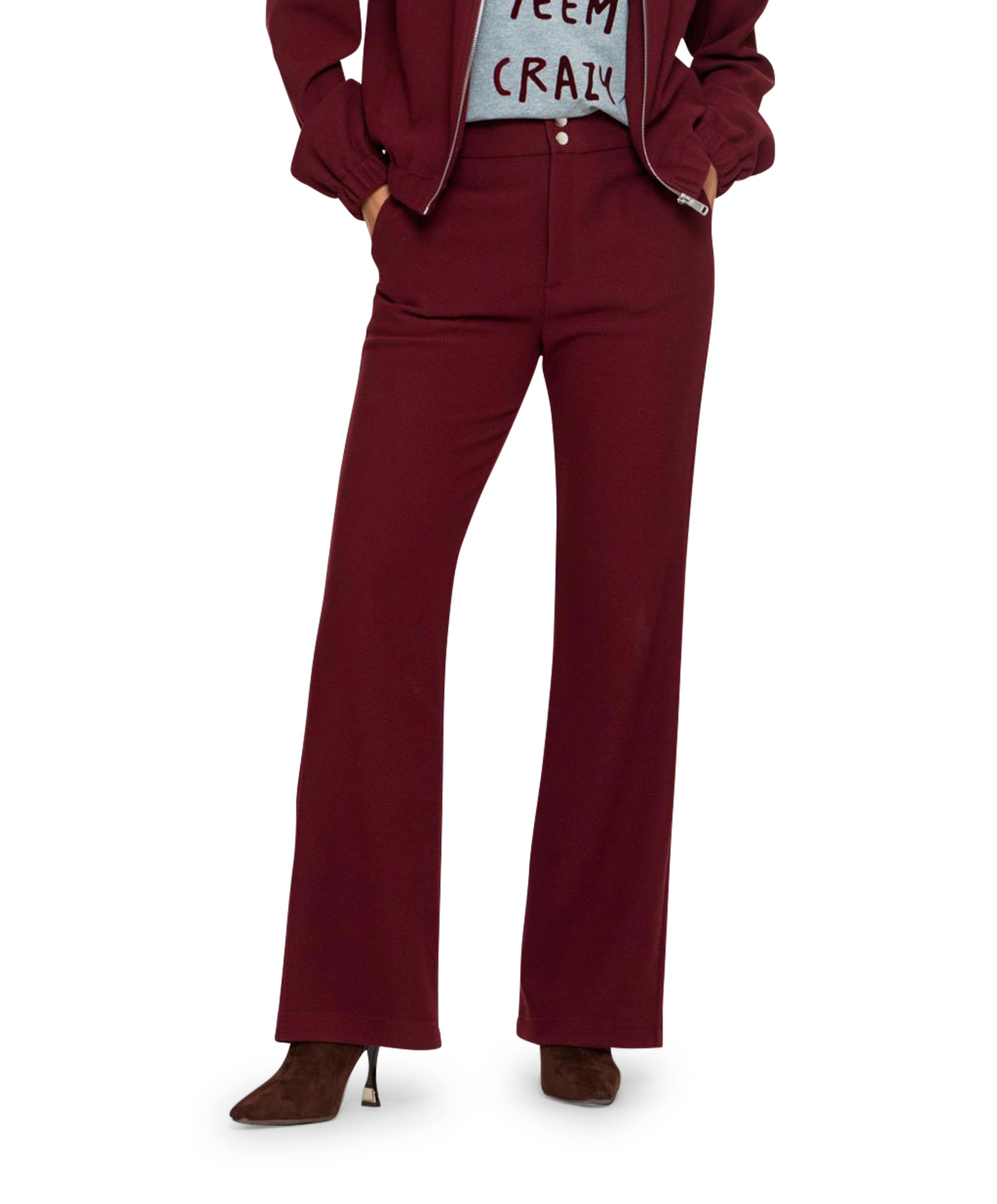 Comfy broek bordeaux