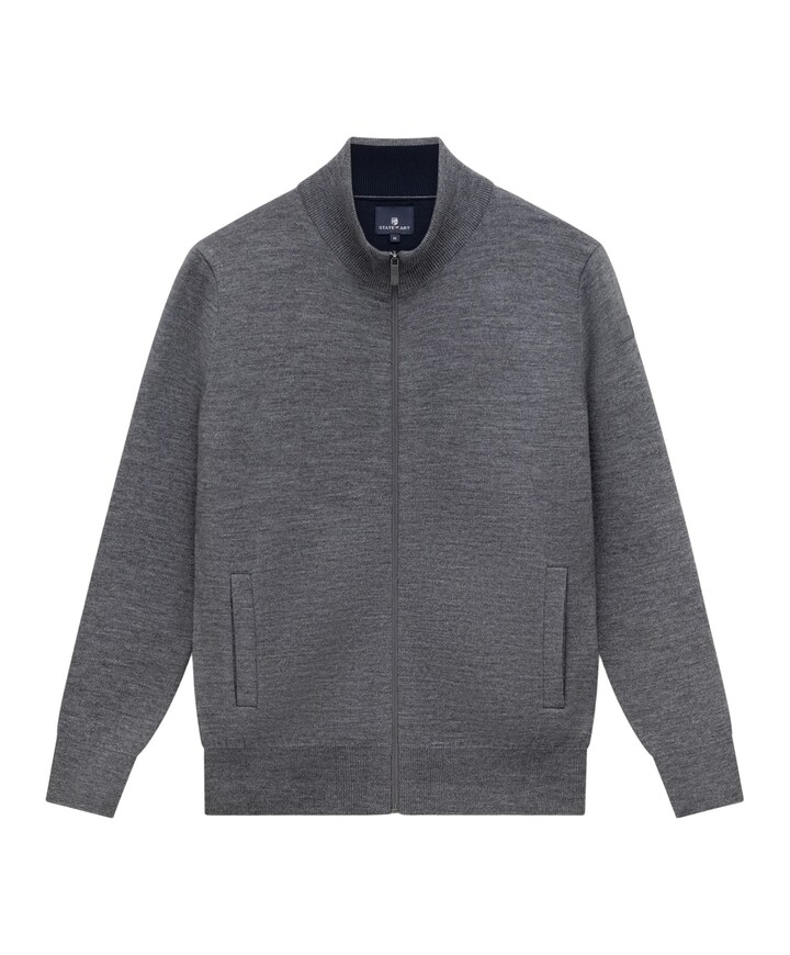 Heren vest grijs