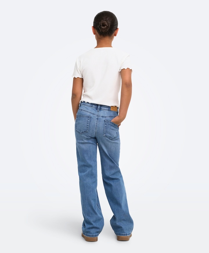 KOGJUICY-WAUW HW WIDE DNM GUA113 NO meisjes jeans blauw