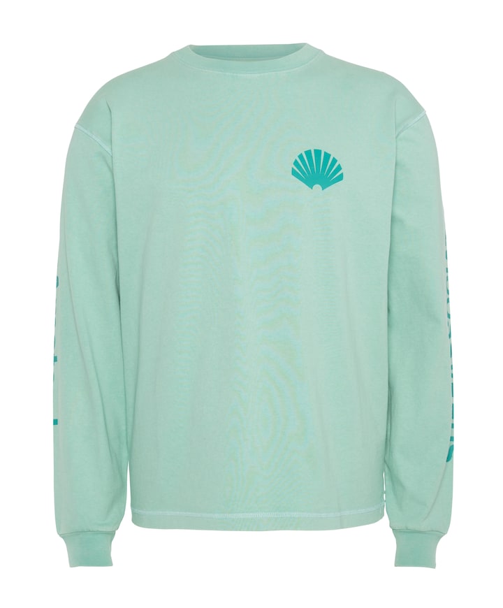 Heren longsleeve groen