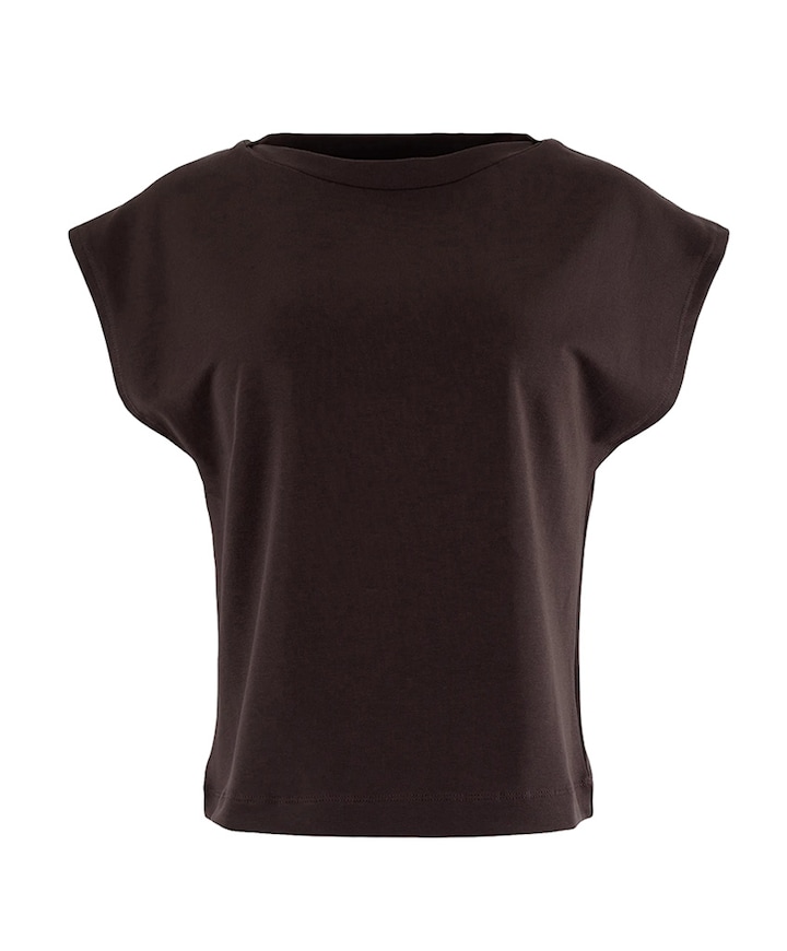 Dames T-shirt bruin