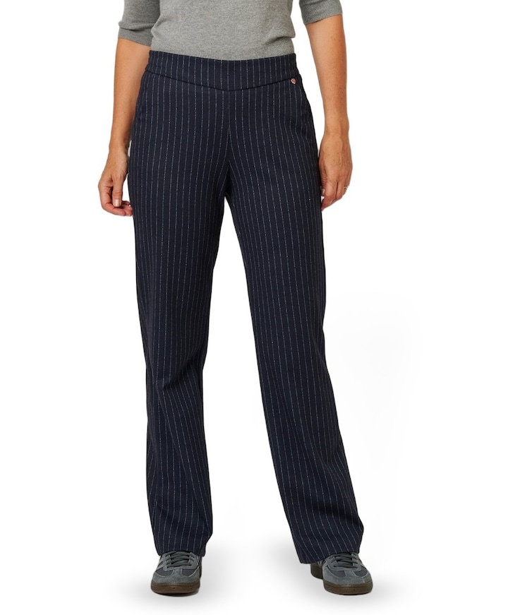 Scarlet Wide Leg dames broek blauw