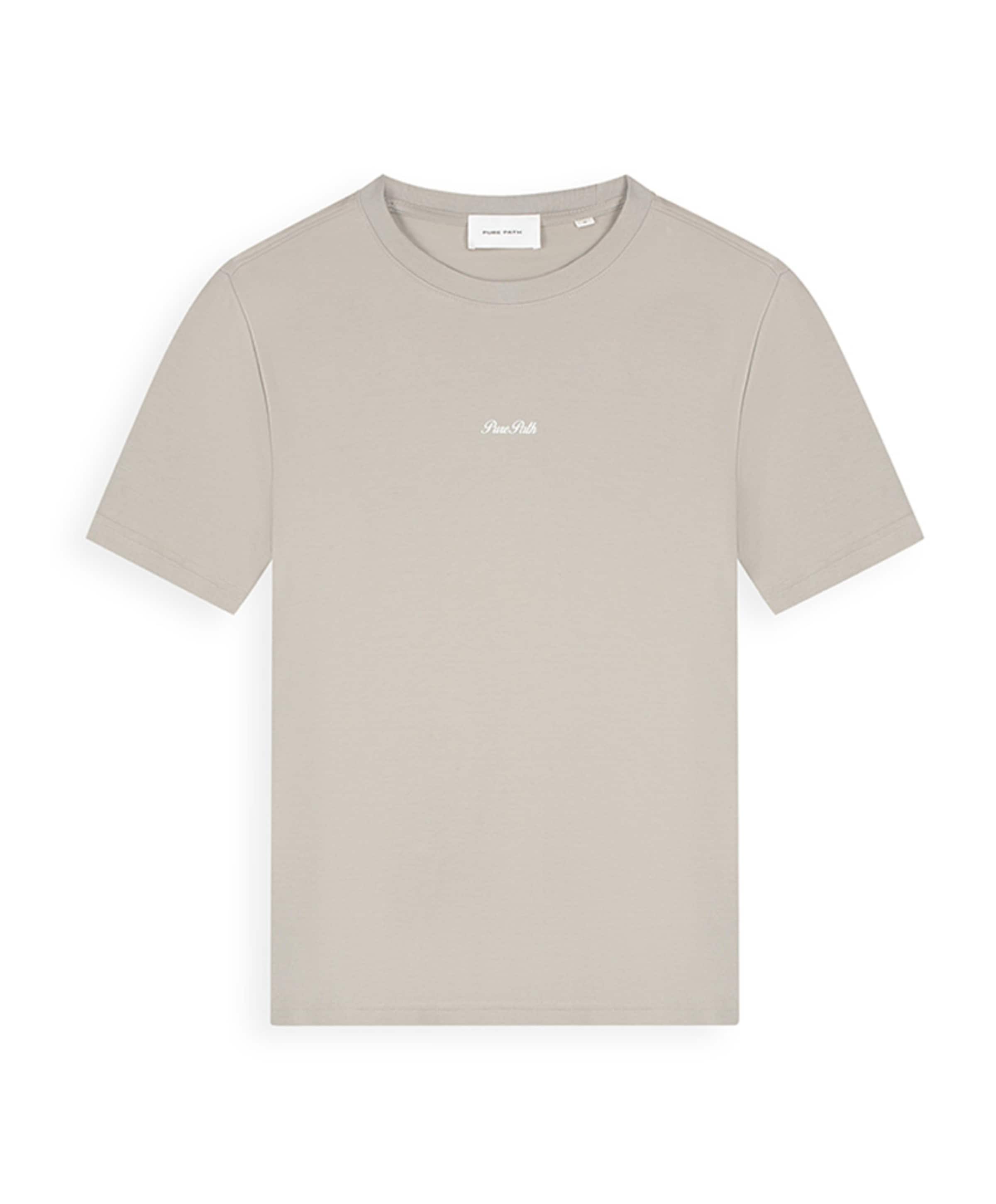 Heren T-shirt beige