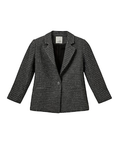 Meisjes blazer grijs