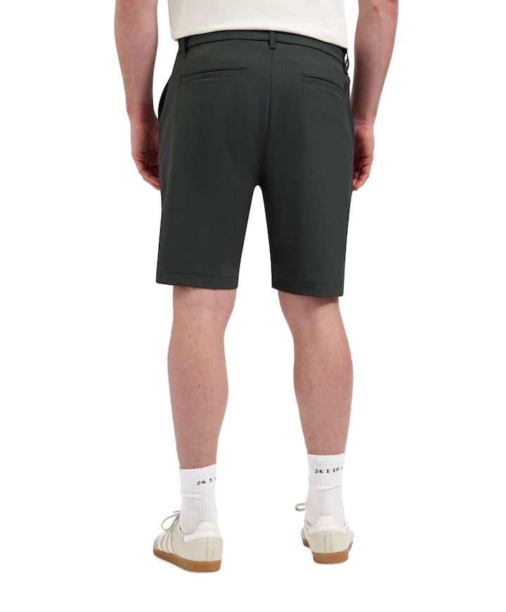 Short Chino 4-Way Stretch Sedoc heren korte broek grijs