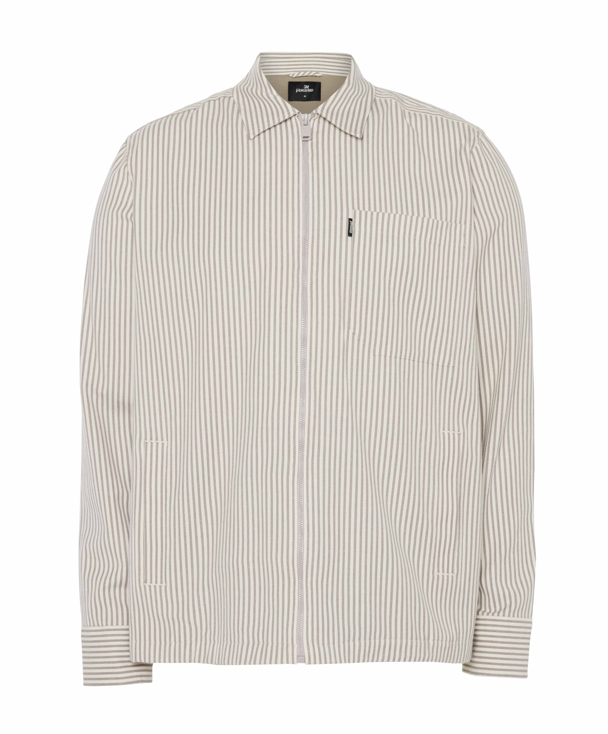 Heren overshirt beige