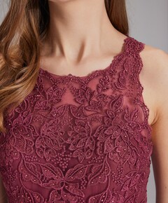 Dames jurk bordeaux