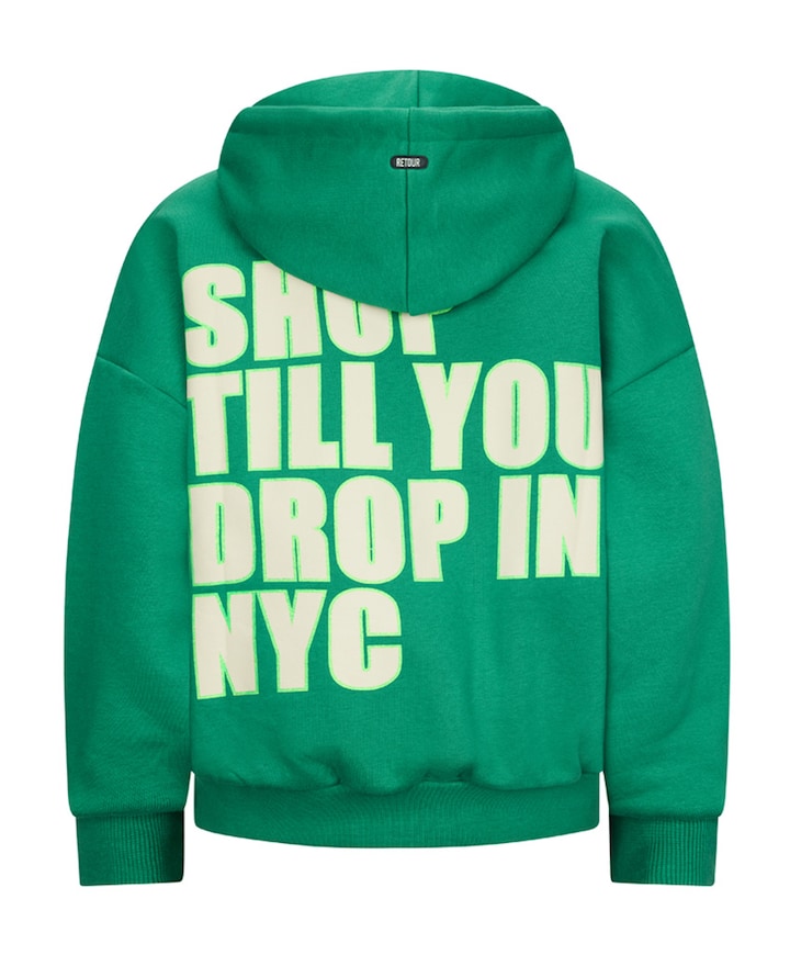 Hoodie groen