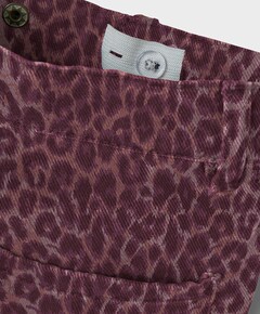 NMFBELLA MOM LEO TWILL PANT 4002-TD broek bordeaux