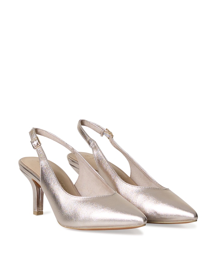 dames slingbacks grijs