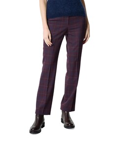 Zigarette Straight dames broek bordeaux
