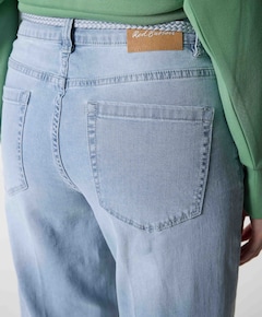 Colette & Belt White Bleach dames jeans blauw